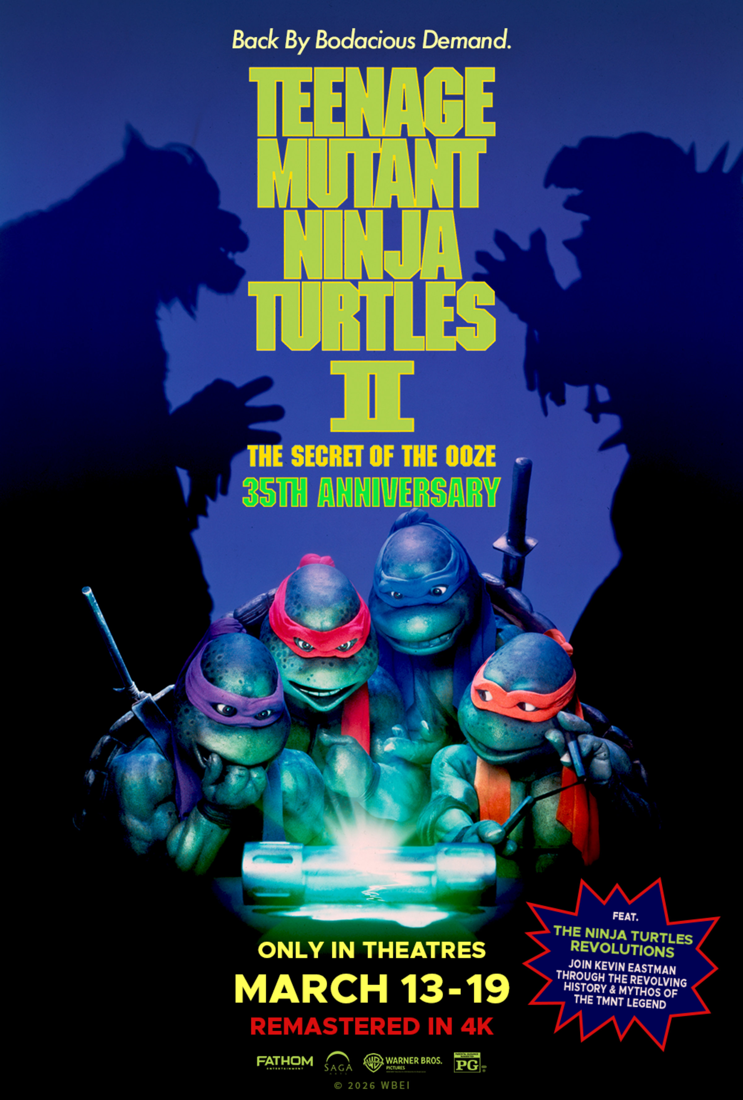 Teenage Mutant Ninja Turtles II: The Secret of the Ooze 35th